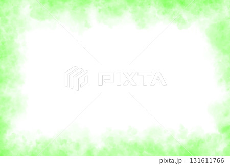 Green smoke border frame with transparent background perfect for fantasy, magic, mystical or sci fi themed digital compositions 131611766