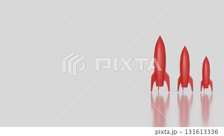 The Rocket for Business concept 3d Rendering. The Rocket for Business concept 3d Rendering. 131613336