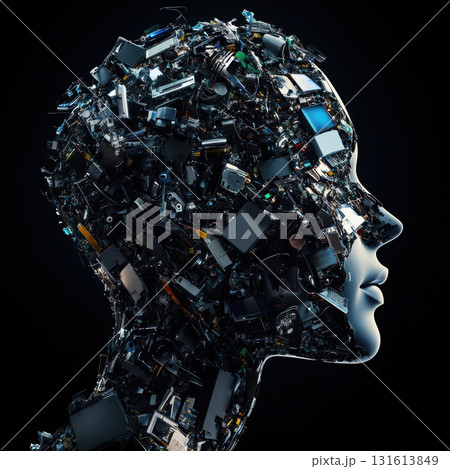 devices shape human head complex representation brain creating devices shape human head complex representation brain creating 131613849