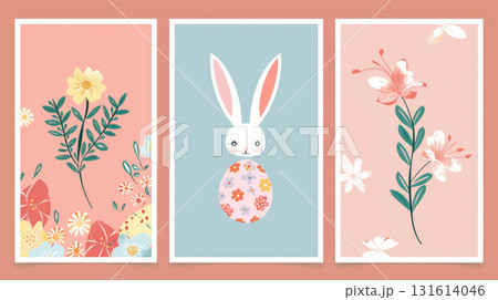 rabbit animal card greeting bunny cute easter fur 131614046