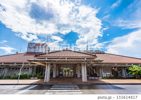 多良間島の空港と青空 多良間島の空港と青空 131614817