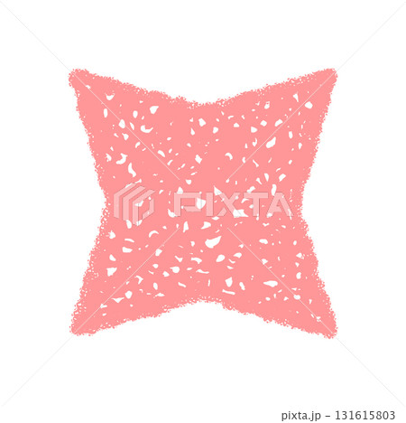 Crayon sketch firework star element with festive burst and magic spark. Explosion pattern shapes this symbol in soft pink, suitable for holiday decor or cheerful event card, handcrafted for a Crayon sketch firework star element with festive burst and magic spark. Explosion pattern shapes this symbol in soft pink, suitable for holiday decor or cheerful event card, handcrafted for a 131615803
