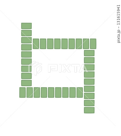 Flat Chinese mahjong game layout with tiles and pieces displayed on a table. Strategic boardgame combining puzzle elements and recreation. Perfect for leisure, hobby, or entertainment, presented in a Flat Chinese mahjong game layout with tiles and pieces displayed on a table. Strategic boardgame combining puzzle elements and recreation. Perfect for leisure, hobby, or entertainment, presented in a 131615941