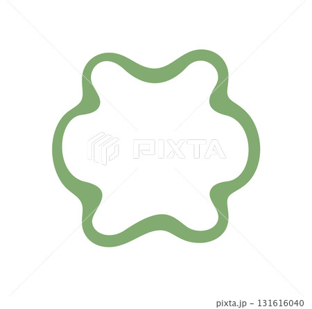 Retro groovy wavy outline shape frame forms an abstract border with soft curves and symbol flair. Graphic line details create a y2k accent for modern background or vintage creative art. Retro groovy wavy outline shape frame forms an abstract border with soft curves and symbol flair. Graphic line details create a y2k accent for modern background or vintage creative art. 131616040