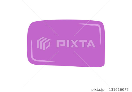 Hand drawn organic fluid rectangle frame with soft border and smooth color. Abstract blob badge uses as background or text shape. Modern template ideal for card or label. 131616075