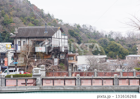 冬の有馬温泉街 冬の有馬温泉街 131616268