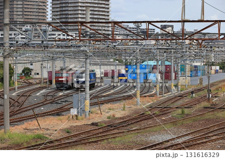 JR貨物隅田川貨物駅の風景 131616329