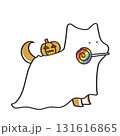 ハロウィン素材犬 131616865