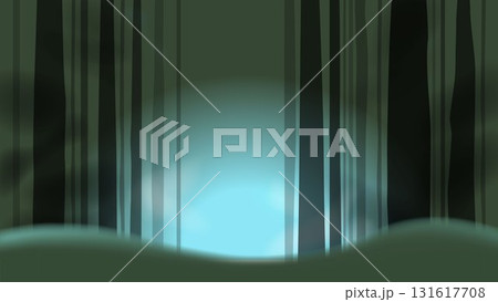 夜の深い森の背景イラスト 夜の深い森の背景イラスト 131617708