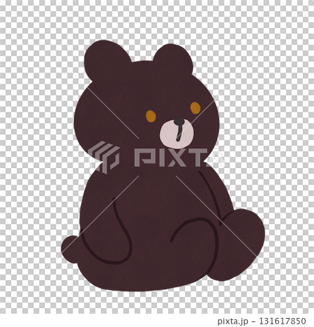 坐著的熊（棕色） 131617850