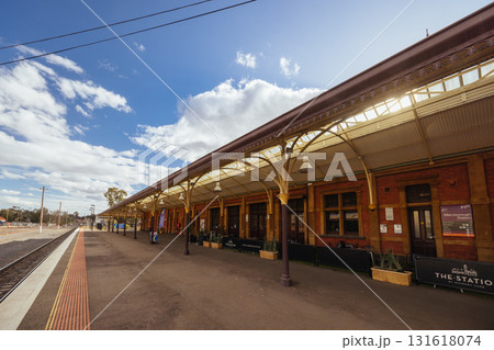 Historic Maryborough Train Station in Victoria Australia 131618074
