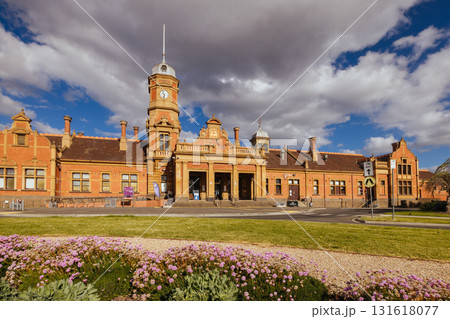 Historic Maryborough Train Station in Victoria Australia 131618077