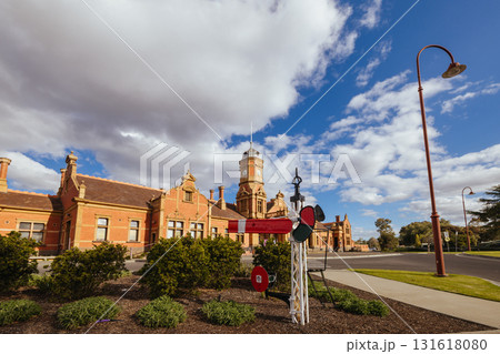Historic Maryborough Train Station in Victoria Australia 131618080