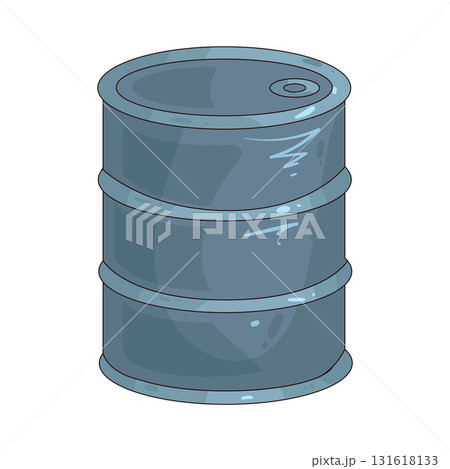 illustration of Metal Barrel illustration of Metal Barrel 131618133