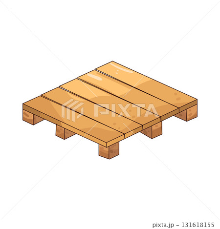 illustration of Pallet illustration of Pallet 131618155