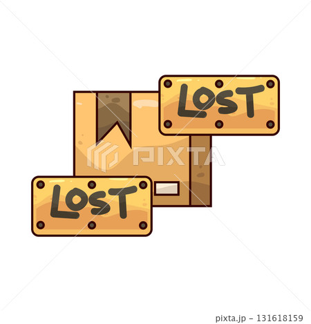 illustration of Package Lost 131618159