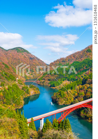 庄川峡（秋） 131618468