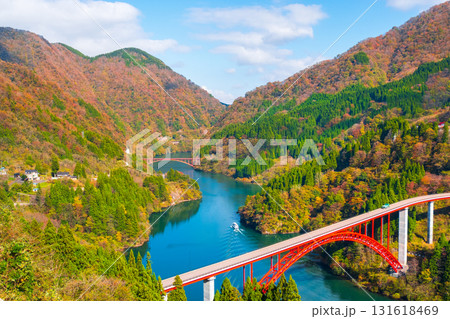 庄川峡（秋） 131618469