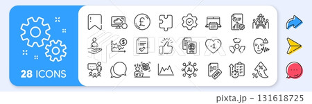 People chatting, Chat message and Difficult stress line icons. Interest rate, AI generate, Inflation icons. Pack of Pound money, Inclusion, Dollar rate icon. Vector People chatting, Chat message and Difficult stress line icons. Interest rate, AI generate, Inflation icons. Pack of Pound money, Inclusion, Dollar rate icon. Vector 131618725