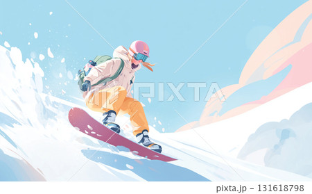 スノーボード 131618798