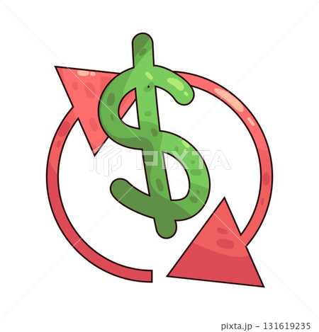 illustration of Refund illustration of Refund 131619235