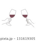 赤ワインで乾杯 131619305