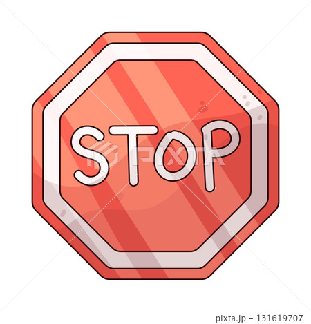 illustration of Stop Sign 131619707