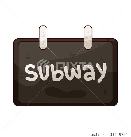 illustration of Subway Sign 131619734