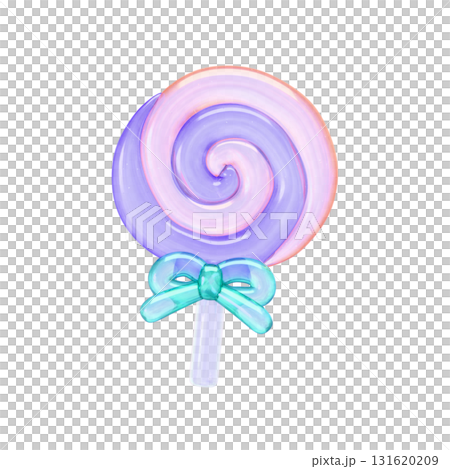 透明糖果3D插圖 131620209