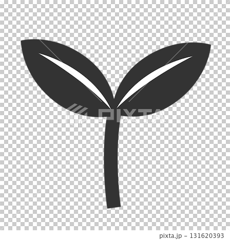 Flat illustration of Futaba | Black, Eco, Organic Flat illustration of Futaba | Black, Eco, Organic 131620393