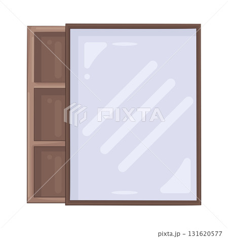 Illustration of bathroom cabinet  131620577