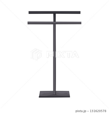 Illustration of towel rack  131620578