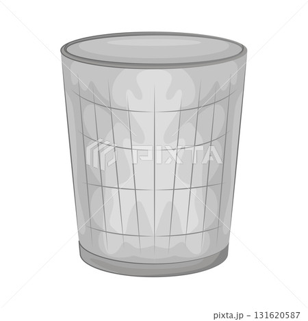 Illustration of bathroom trash bin Illustration of bathroom trash bin 131620587