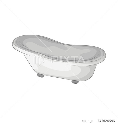 Illustration of bathtub  131620593