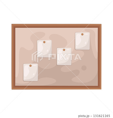 Illustration of bulletin board  131621165