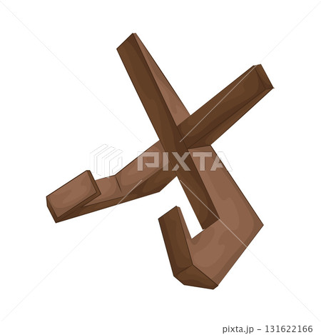 Illustration of wall shelves Illustration of wall shelves 131622166