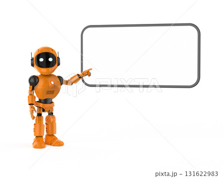 Cute and small artificial intelligence personal assistant robot with mobile phone 131622983