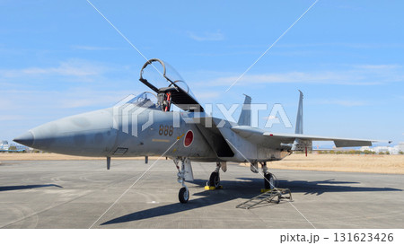 駐機場の航空自衛隊F-15Jイーグル 駐機場の航空自衛隊F-15Jイーグル 131623426