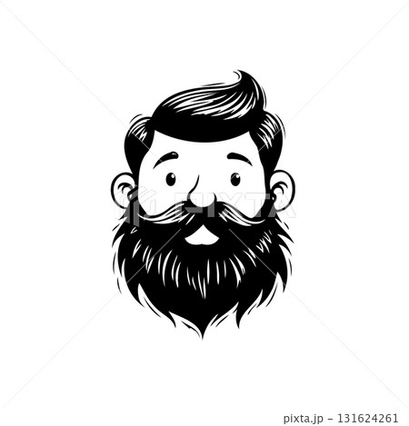 Stylish Man with a Beard Illustration for Creative Projects and Designs Stylish Man with a Beard Illustration for Creative Projects and Designs 131624261