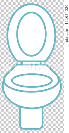 Line Art Toilet Line Art Toilet 131624320