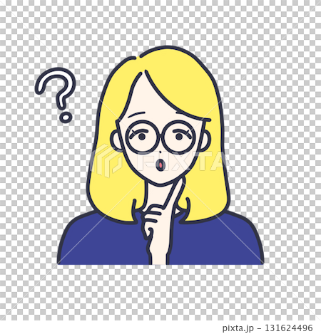 Cute female face illustration Cute female face illustration 131624496