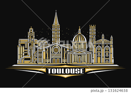 Vector illustration of Toulouse Vector illustration of Toulouse 131624638