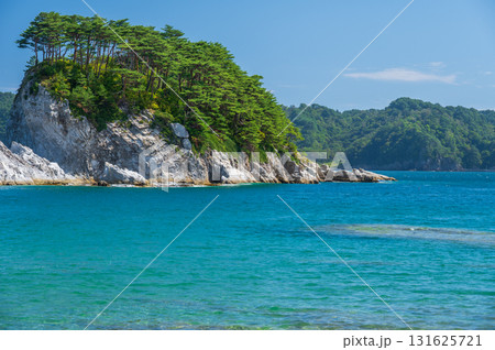 浄土ヶ浜の風景 剣の山 三陸の絶景 浄土ヶ浜の風景 剣の山 三陸の絶景 131625721