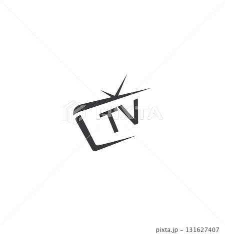 tv or television logo vector icon vector 131627407