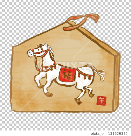 白馬の絵馬 白馬の絵馬 131629352