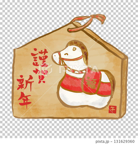 馬雕像供奉牌 馬雕像供奉牌 131629360