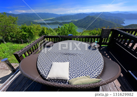 三方五湖レインボーライン山頂公園 丸いソファーテラス (福井県三方郡美浜町) 三方五湖レインボーライン山頂公園 丸いソファーテラス (福井県三方郡美浜町) 131629982