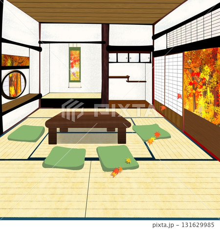 秋の和室 131629985