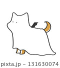 ハロウィンのコスプレをした柴犬 131630074