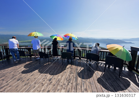 三方五湖レインボーライン山頂公園 若狭テラス最上階(福井県三方郡美浜町) 三方五湖レインボーライン山頂公園 若狭テラス最上階(福井県三方郡美浜町) 131630317
